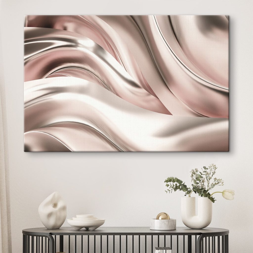Fluid beauty in metallic waves Fluid beauty in metallic waves