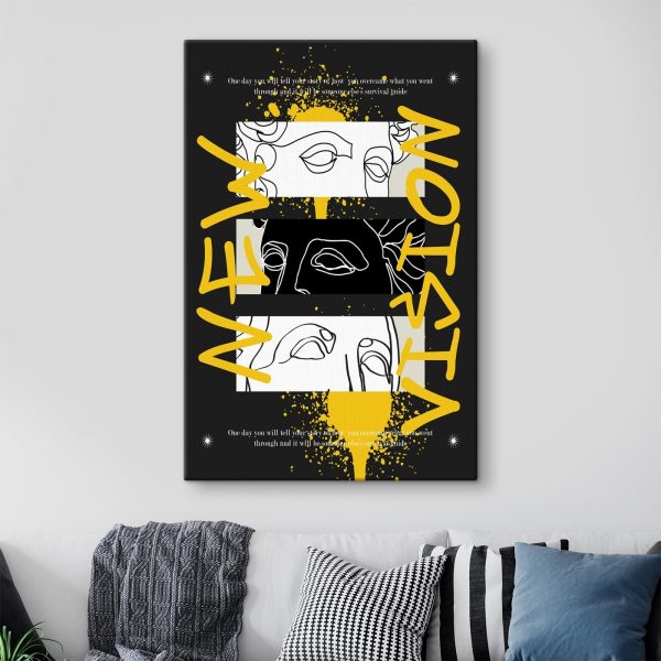 Graphic design of a face Graphic design of a face