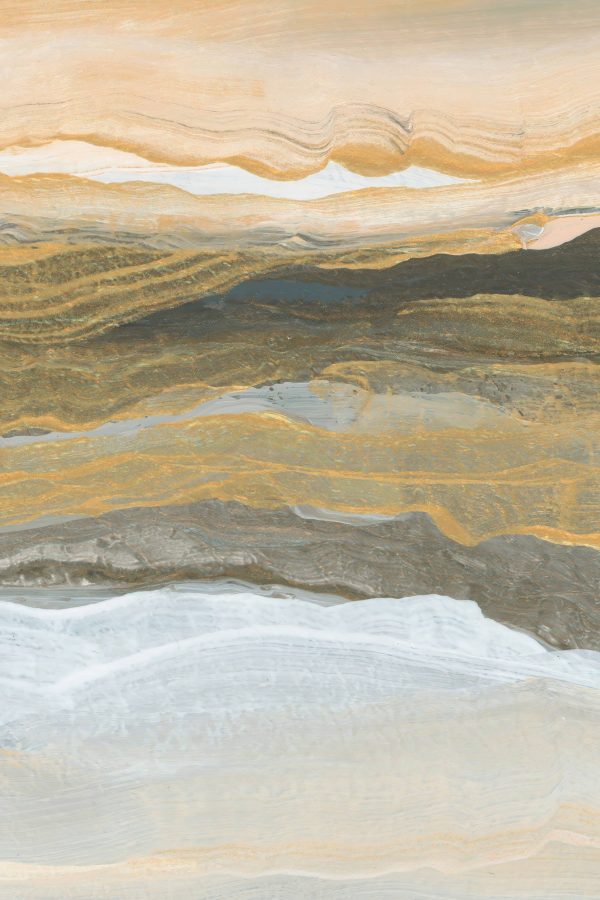 Layered hues of earth and water Layered hues of earth and water
