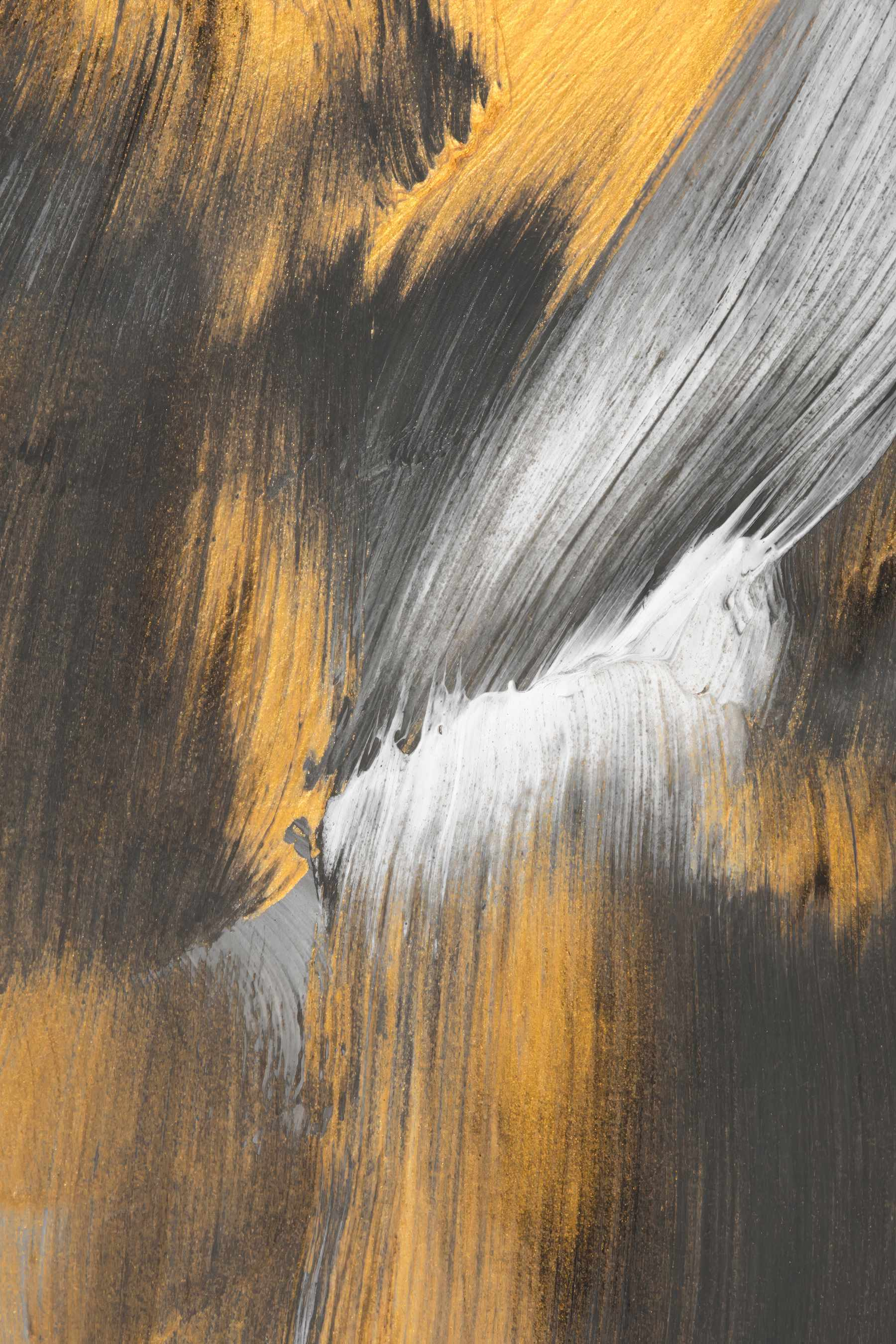 Black and yellow paint