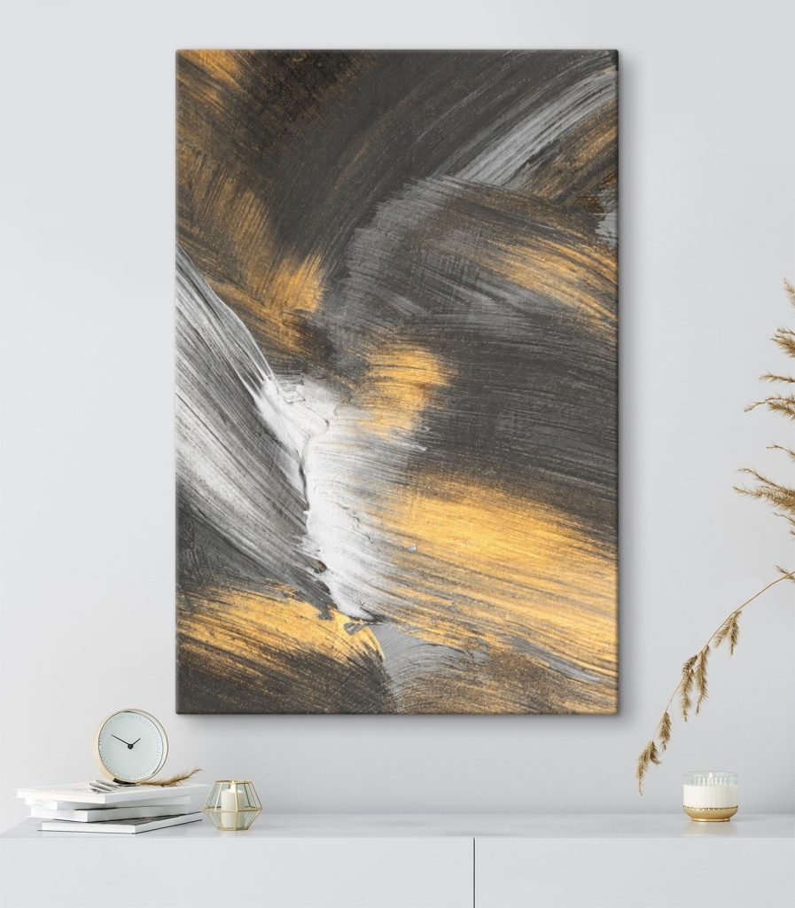 Black and white painting