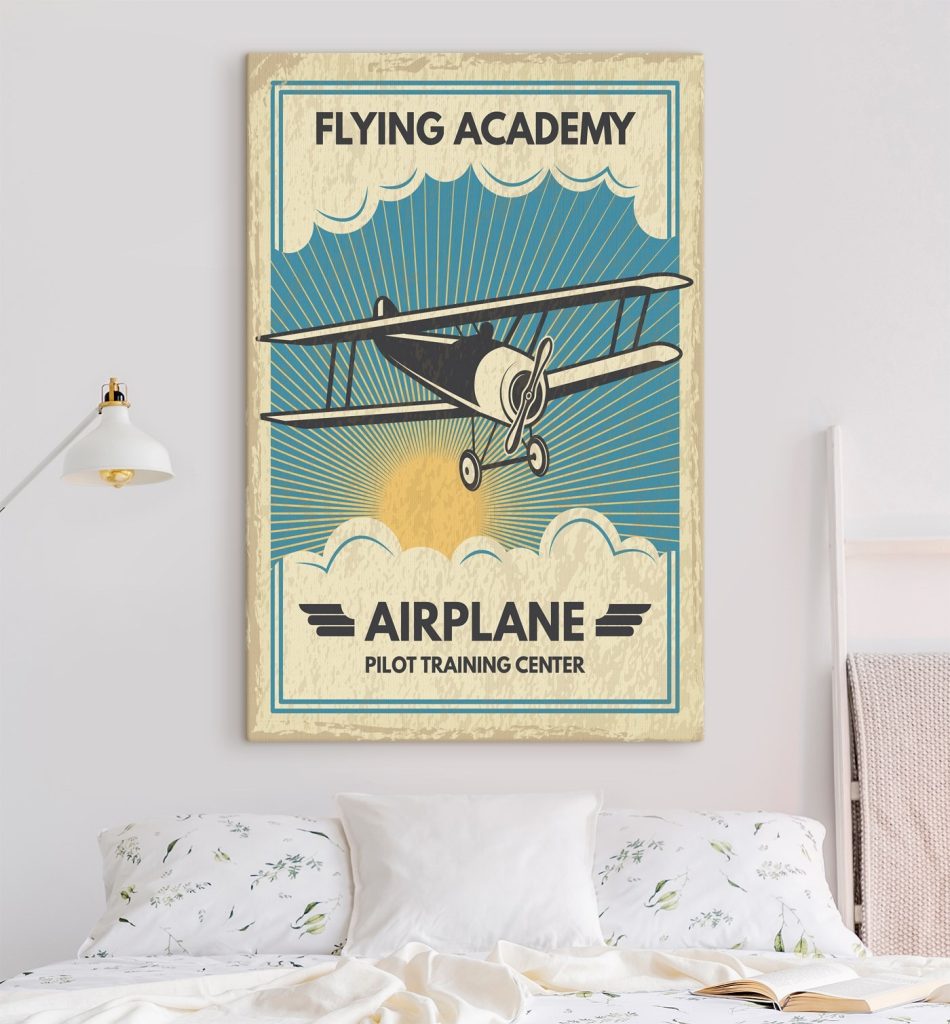 Poster of an airplane
