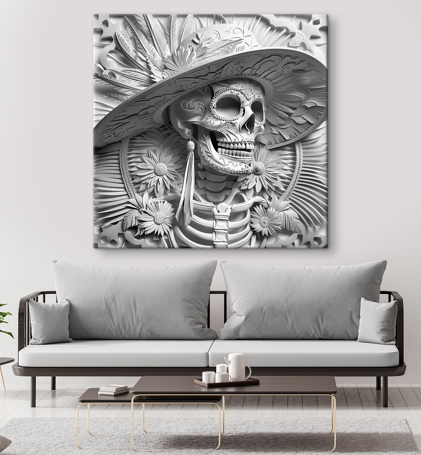Skull in a hat Skull in a hat