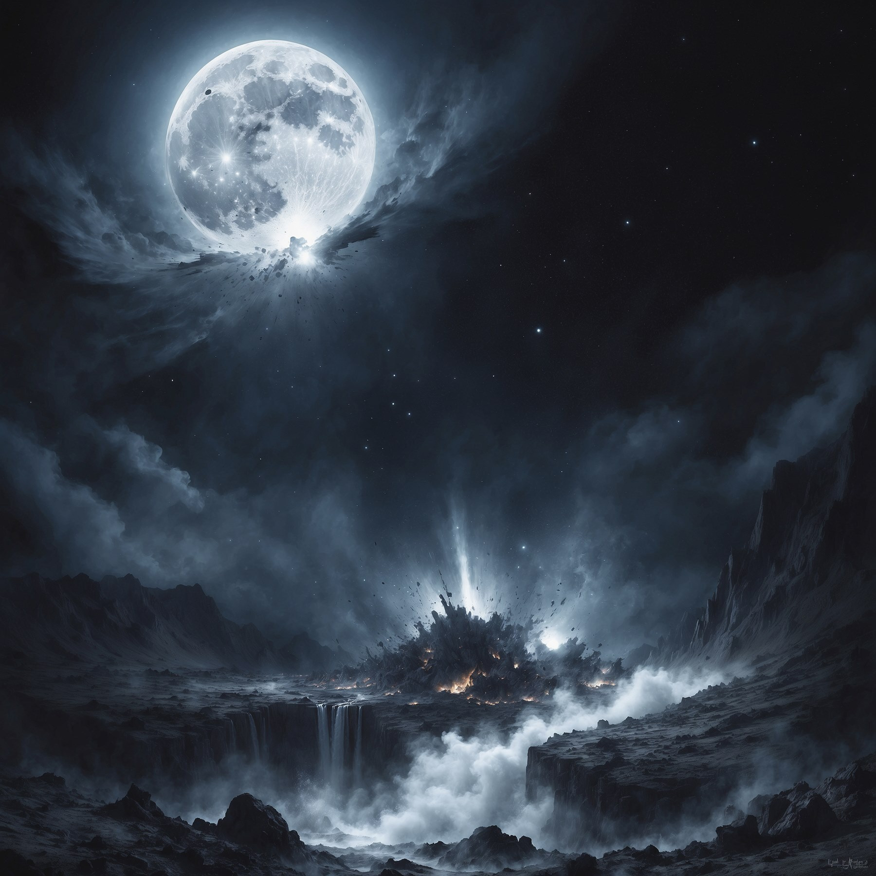 Moon in the sky Moon in the sky