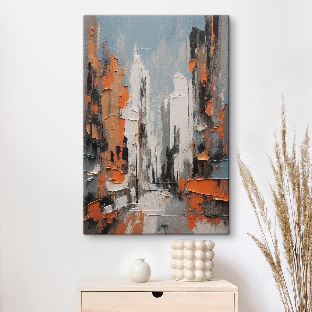 Painting of a city