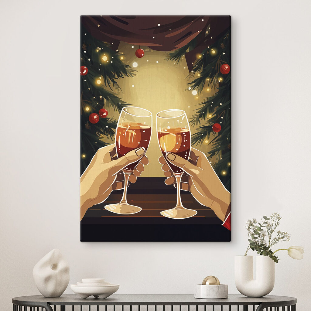 Cartoon of hands holding wine glasses Cartoon of hands holding wine glasses