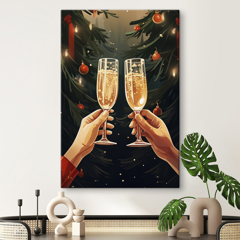 Pair of hands holding champagne glasses Pair of hands holding champagne glasses
