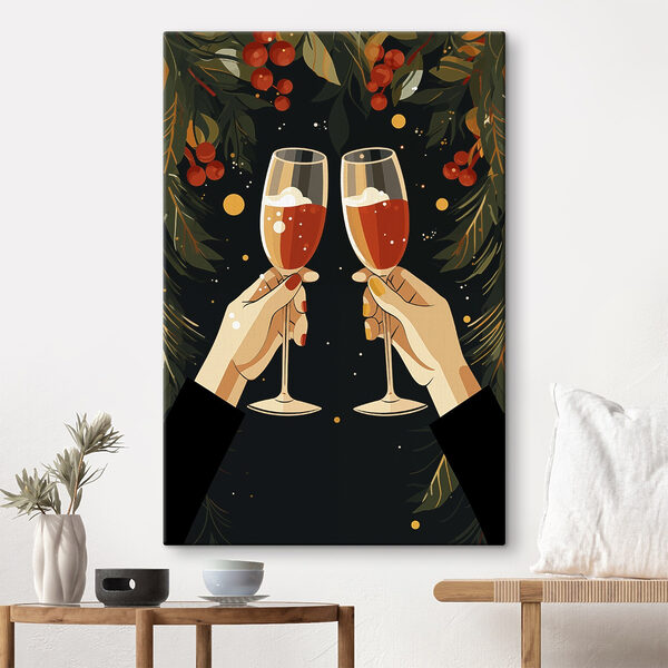 Cuadros Un par de manos que sostienen copas de vino (SKU: s41375) Cuadros Cuadros Un par de manos que sostienen copas de vino (SKU: s41375)