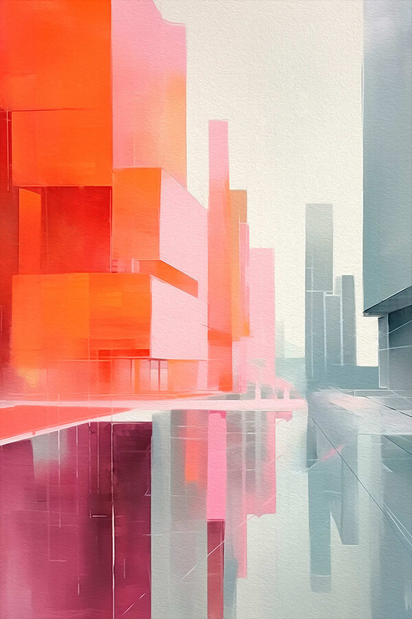 Colorful buildings in a city Colorful buildings in a city