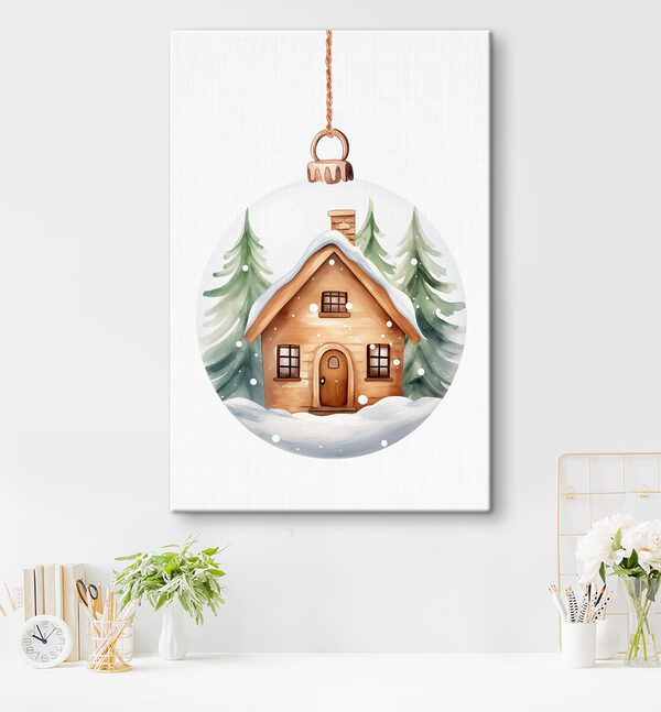 Cuadros Bola de cristal con una casa y unos árboles en su interior (SKU: s41362) Cuadros Cuadros Bola de cristal con una casa y unos árboles en su interior (SKU: s41362)