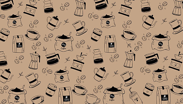 Patrón de artículos de café Patrón de artículos de café
