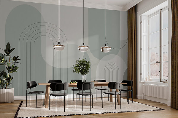 Fondo gris y blanco con líneas y círculos Fondo gris y blanco con líneas y círculos