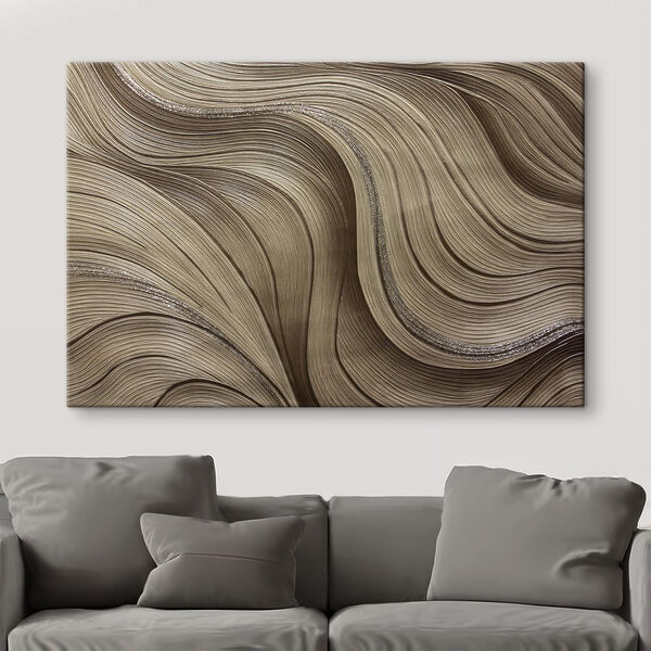Subtle swirls of textured elegance