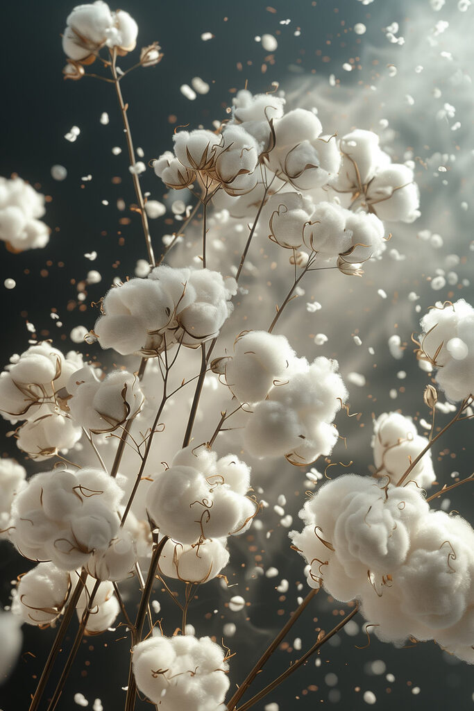 Fluffy blooms dancing in the air