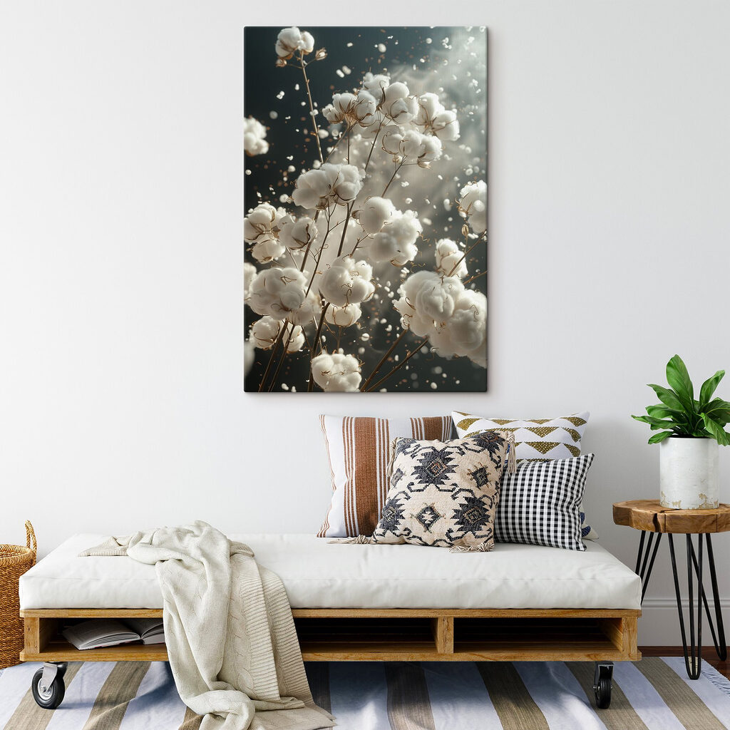Fluffy blooms dancing in the air