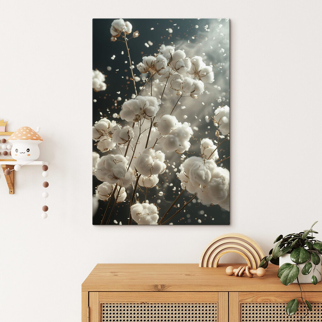 Fluffy blooms dancing in the air