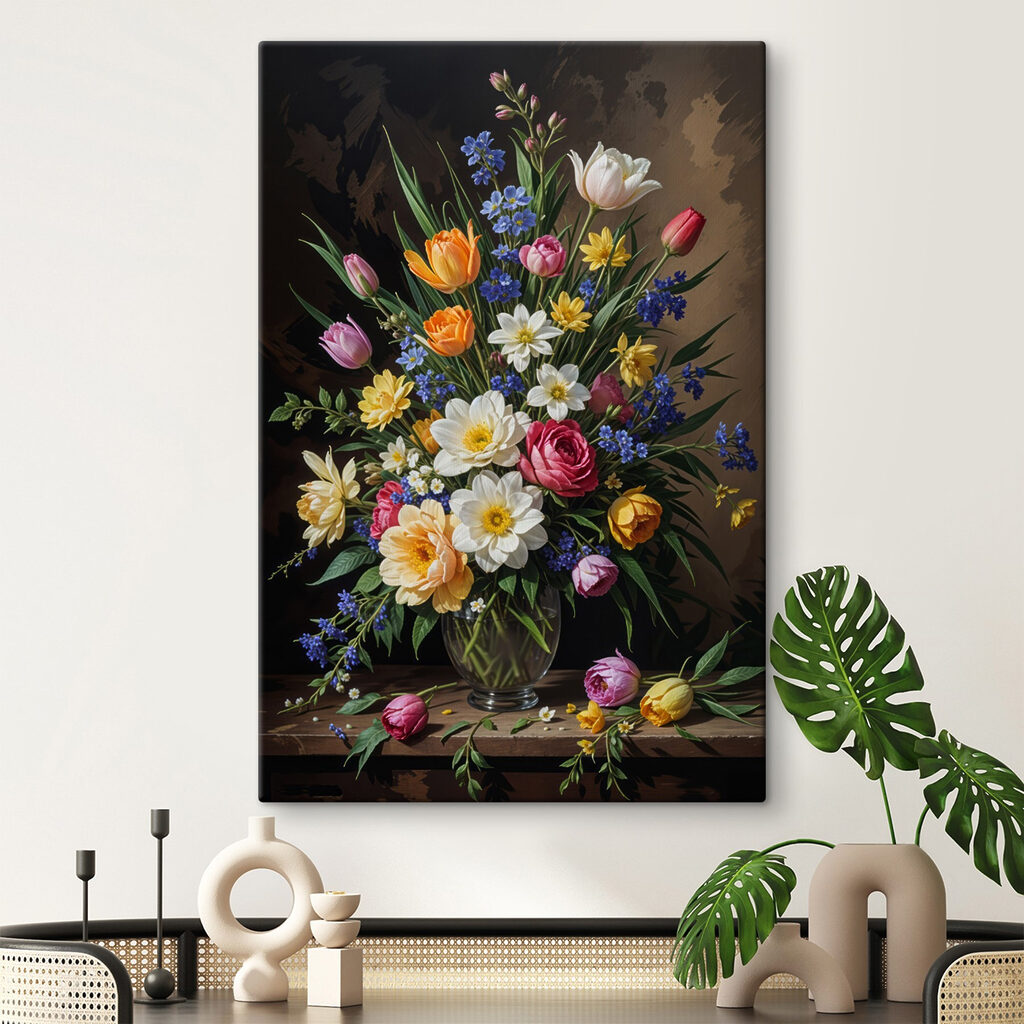 Vase of flowers