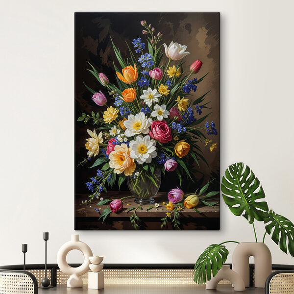 Vase of flowers
