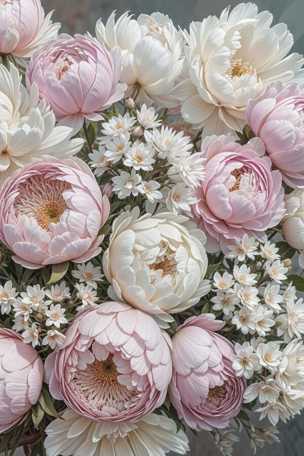 Group of flowers in a bouquet Group of flowers in a bouquet