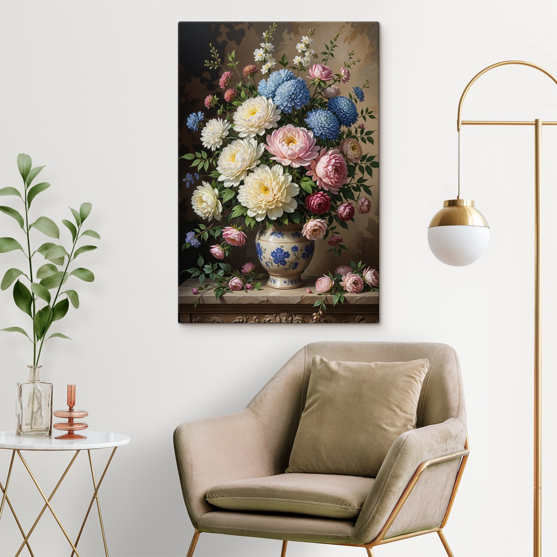 Vase of flowers