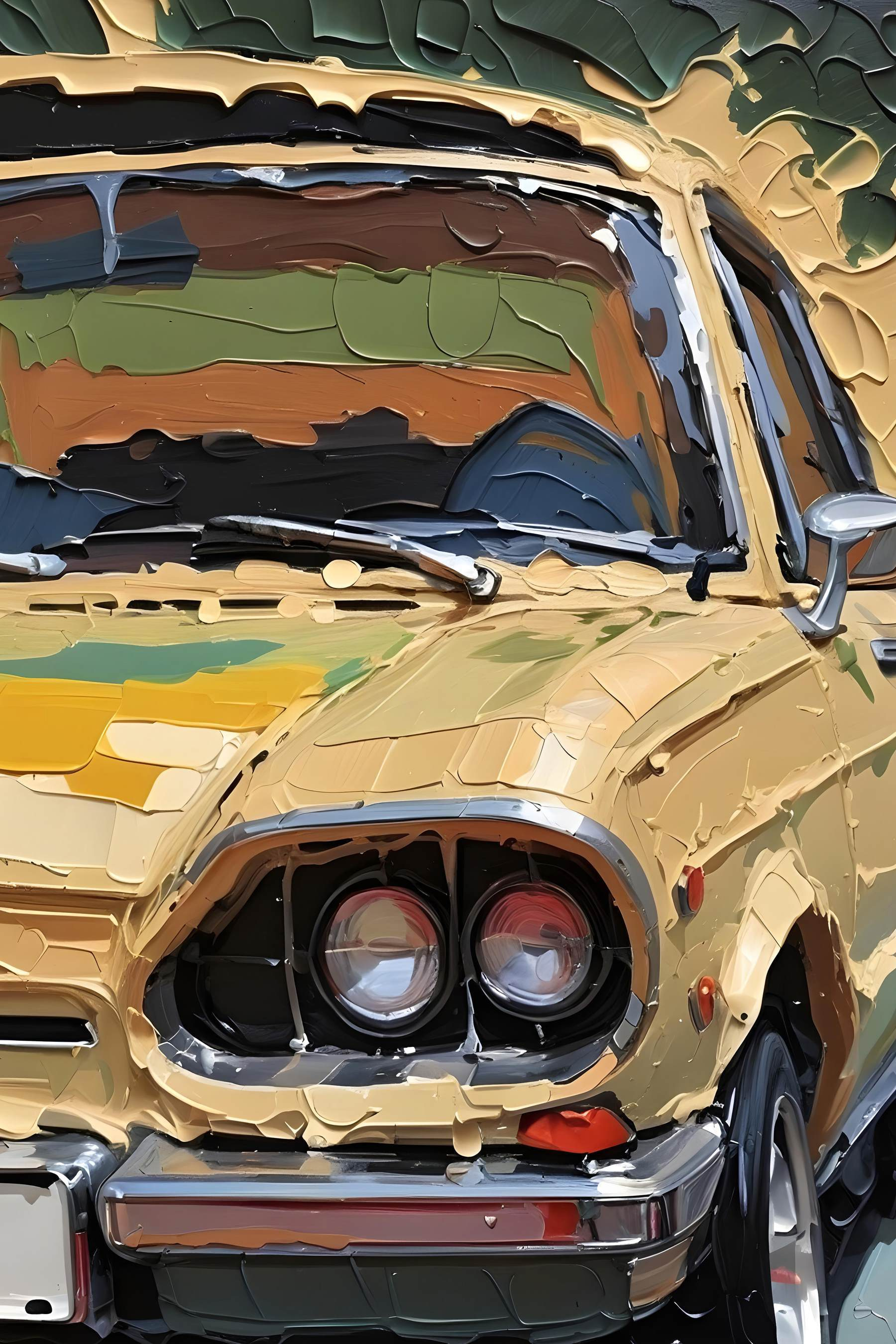 Classic car with a vintage vibe Classic car with a vintage vibe