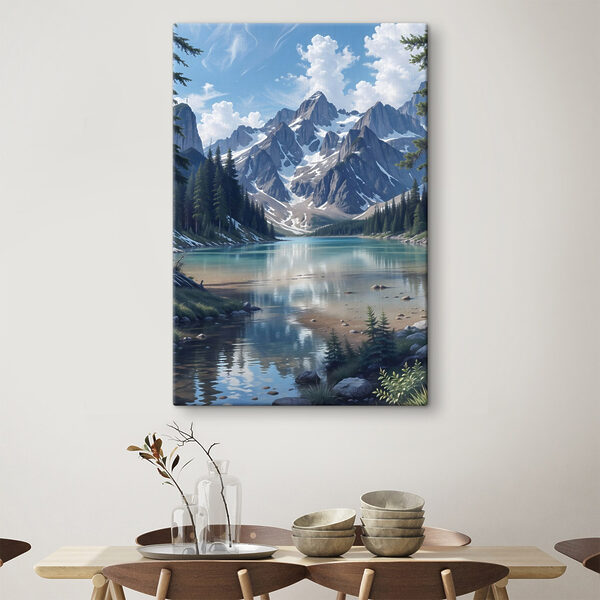 Cuadros Cuadros Lago rodeado de montañas (SKU: s41264)