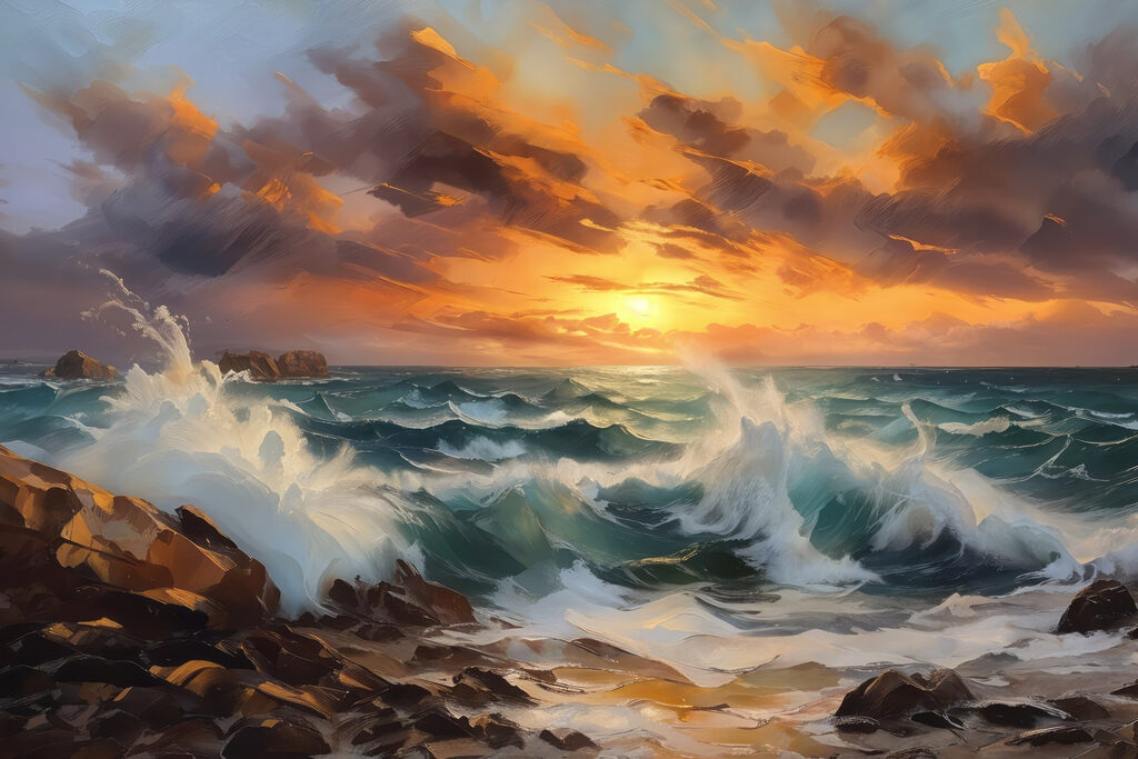 Waves crashing waves on a rocky beach Waves crashing waves on a rocky beach
