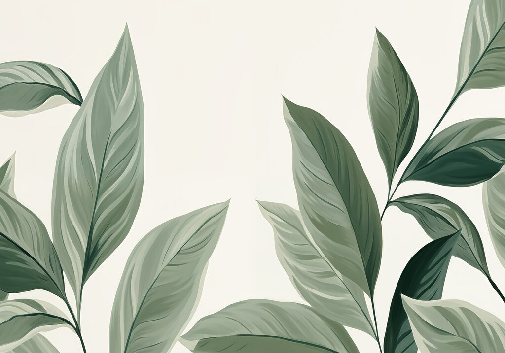 La elegancia de la naturaleza en suaves tonos verdes La elegancia de la naturaleza en suaves tonos verdes