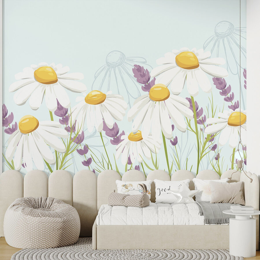 Grupo de flores blancas