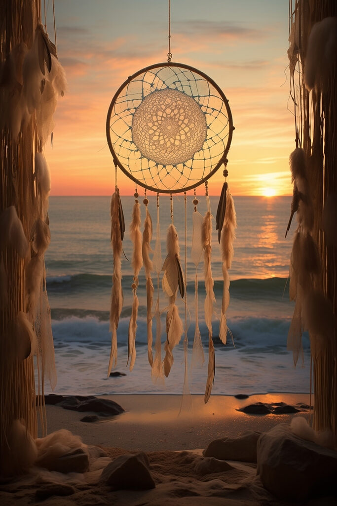 Dream catcher from a doorway Dream catcher from a doorway