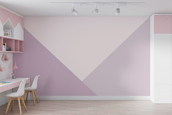 Triángulo morado y blanco Triángulo morado y blanco