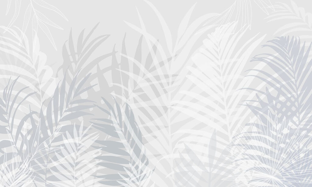 Fondo gris y blanco con hojas Fondo gris y blanco con hojas