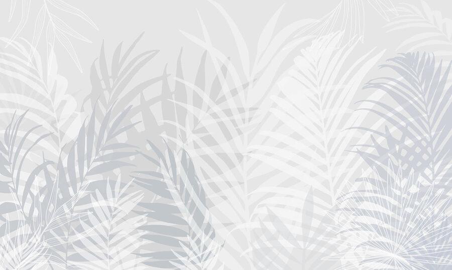 Fondo gris y blanco con hojas Fondo gris y blanco con hojas