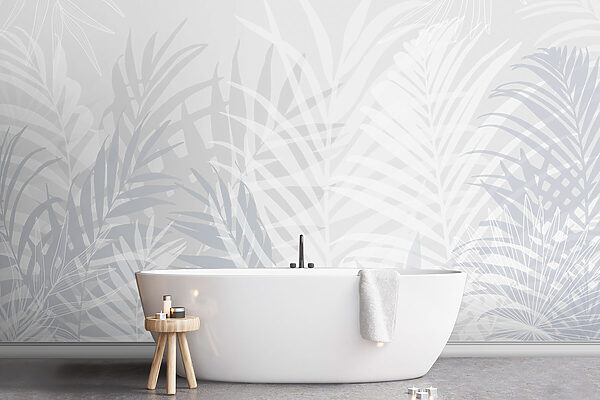 Fondo gris y blanco con hojas Fondo gris y blanco con hojas