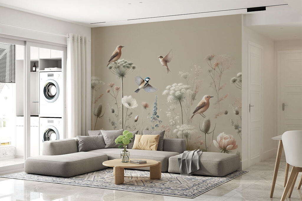 Birds on flowers and plants Birds on flowers and plants