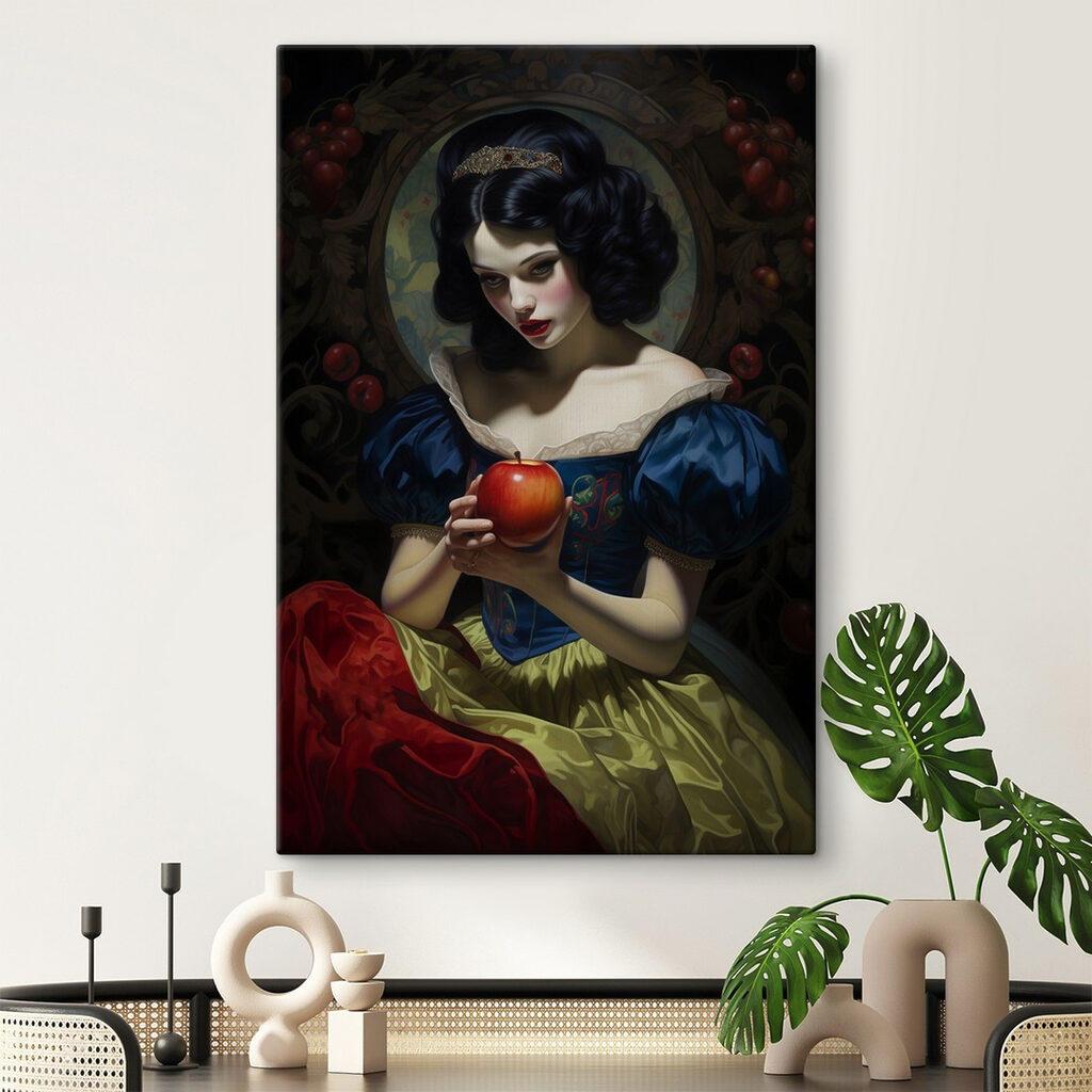 Woman holding an apple Woman holding an apple