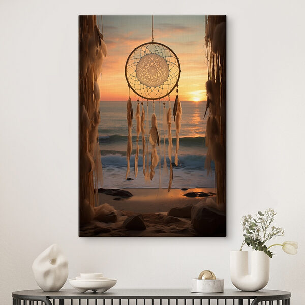 Cuadros Atrapasueños colgado en el umbral de una puerta (SKU: s41215) Cuadros Cuadros Atrapasueños colgado en el umbral de una puerta (SKU: s41215)