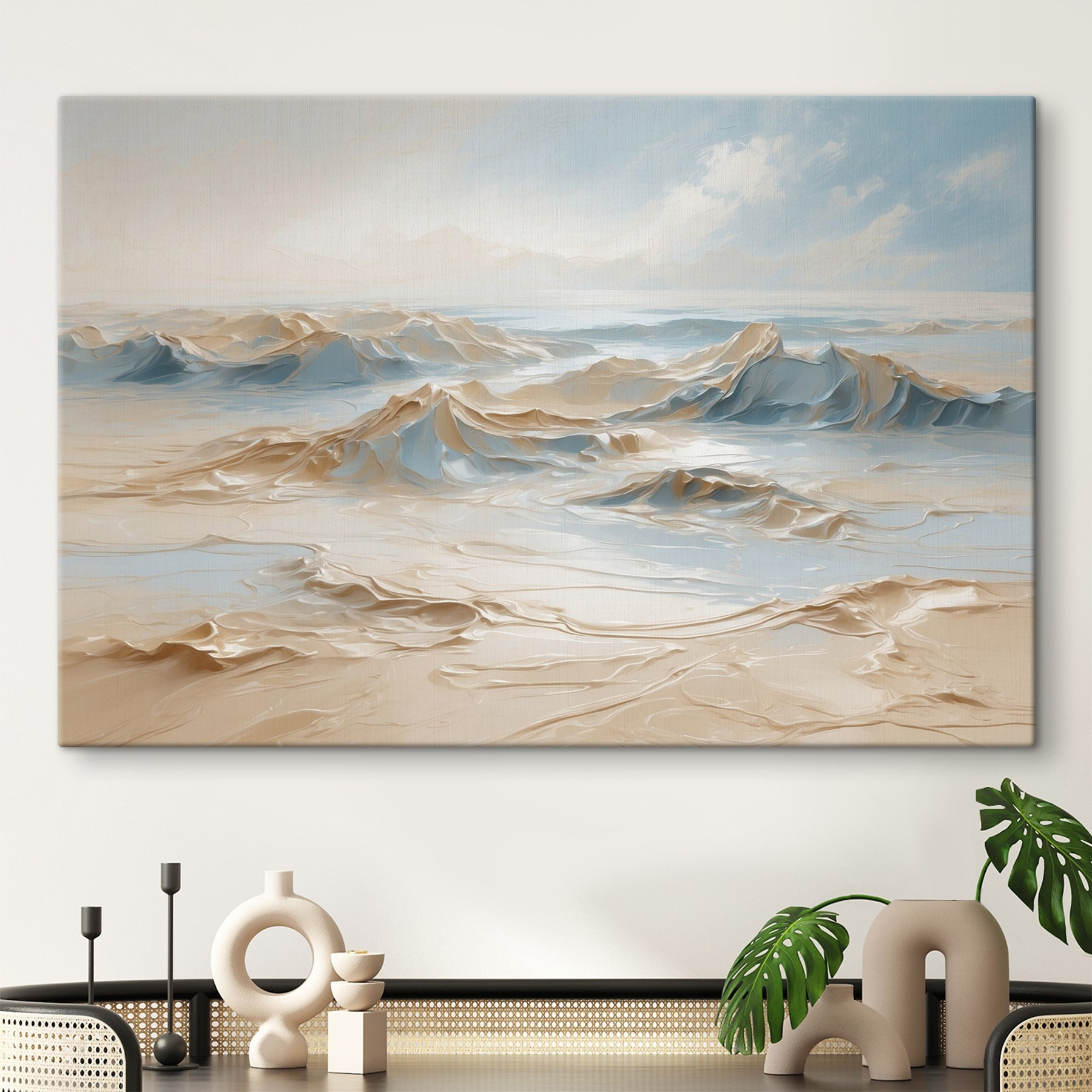Landscape of a desert Landscape of a desert