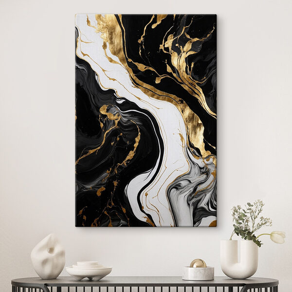 Abstract swirls of black and white Abstract swirls of black and white