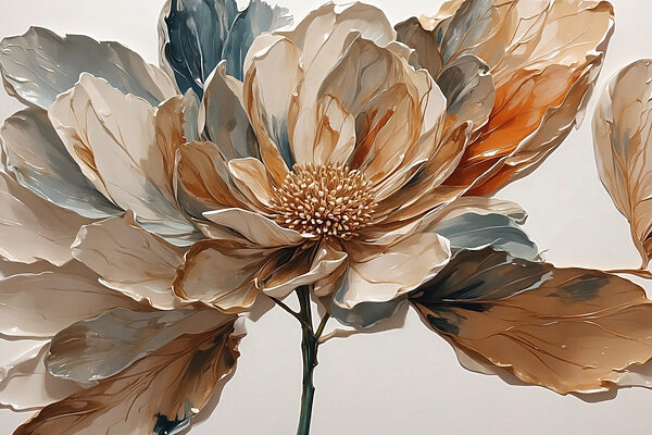 Elegant floral arrangement in soft hues Elegant floral arrangement in soft hues