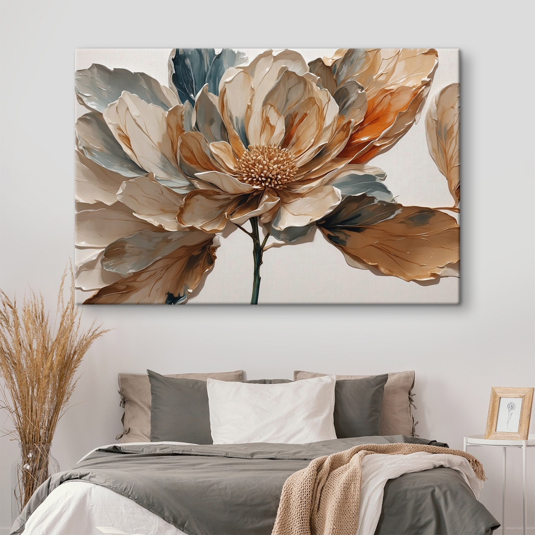 Elegant floral arrangement in soft hues Elegant floral arrangement in soft hues