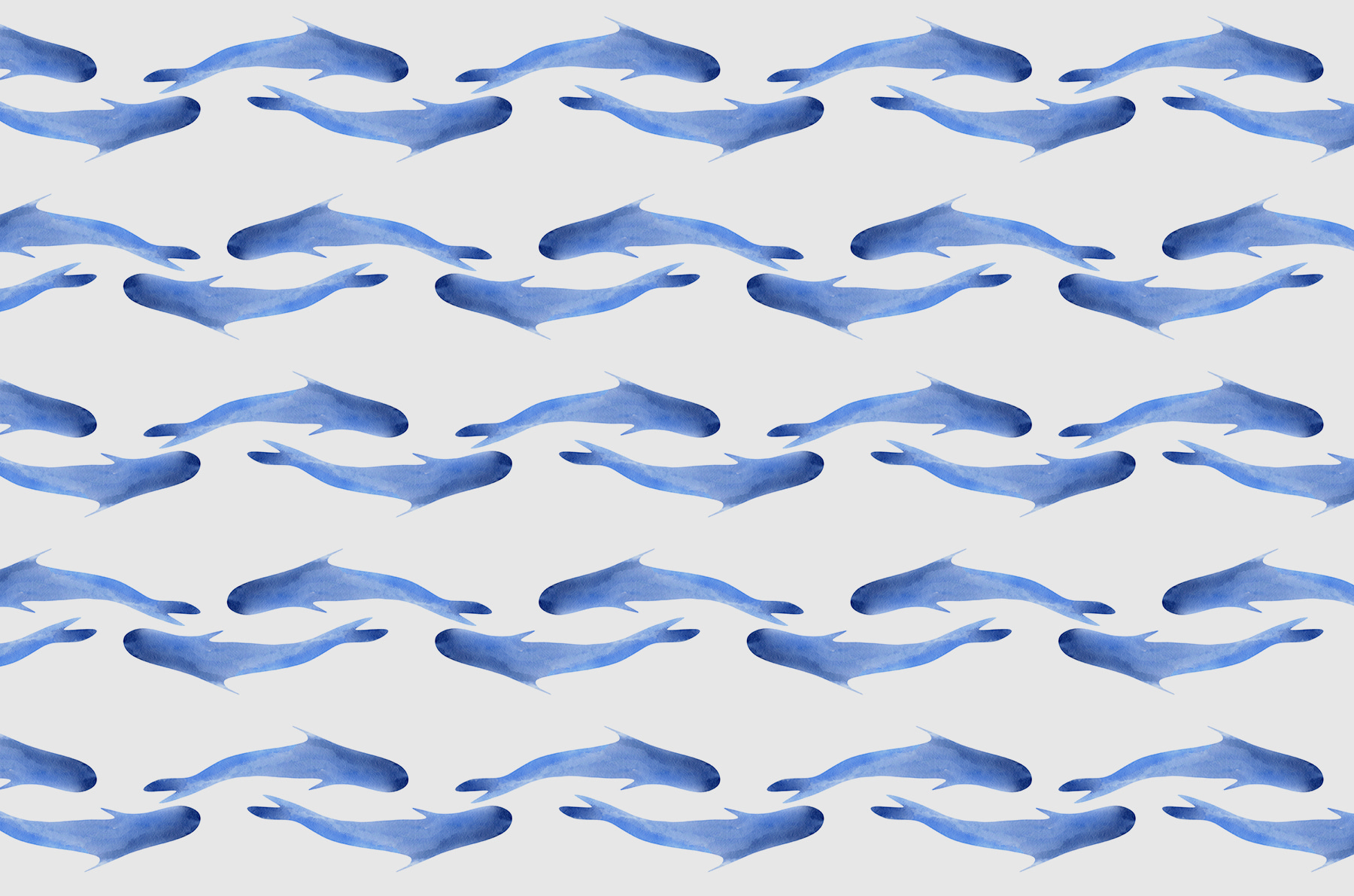 Group of blue fish Group of blue fish