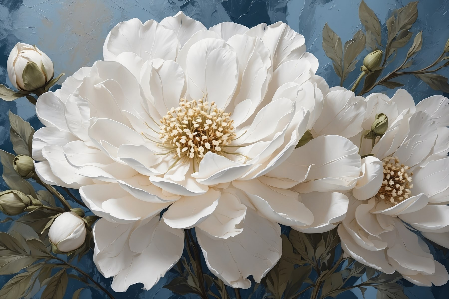 Delicate blooms against a soft backdrop Delicate blooms against a soft backdrop