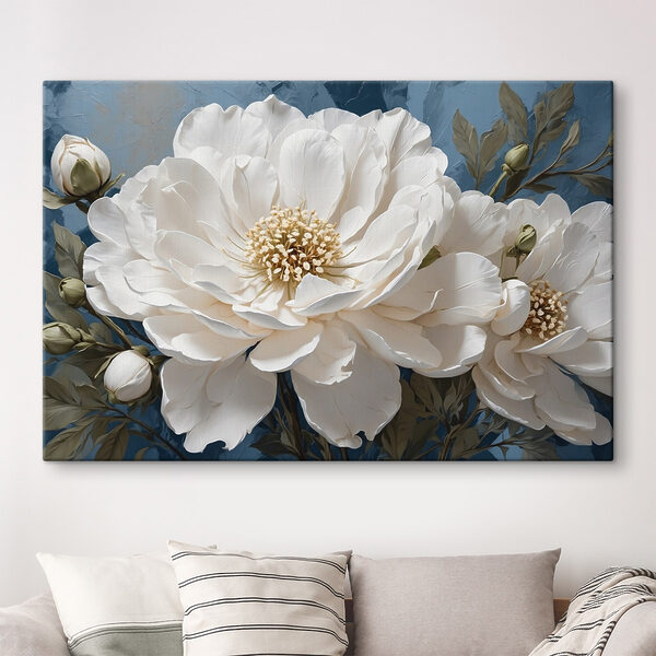 Cuadros Cuadros Delicadas flores sobre un fondo suave (SKU: s41313)
