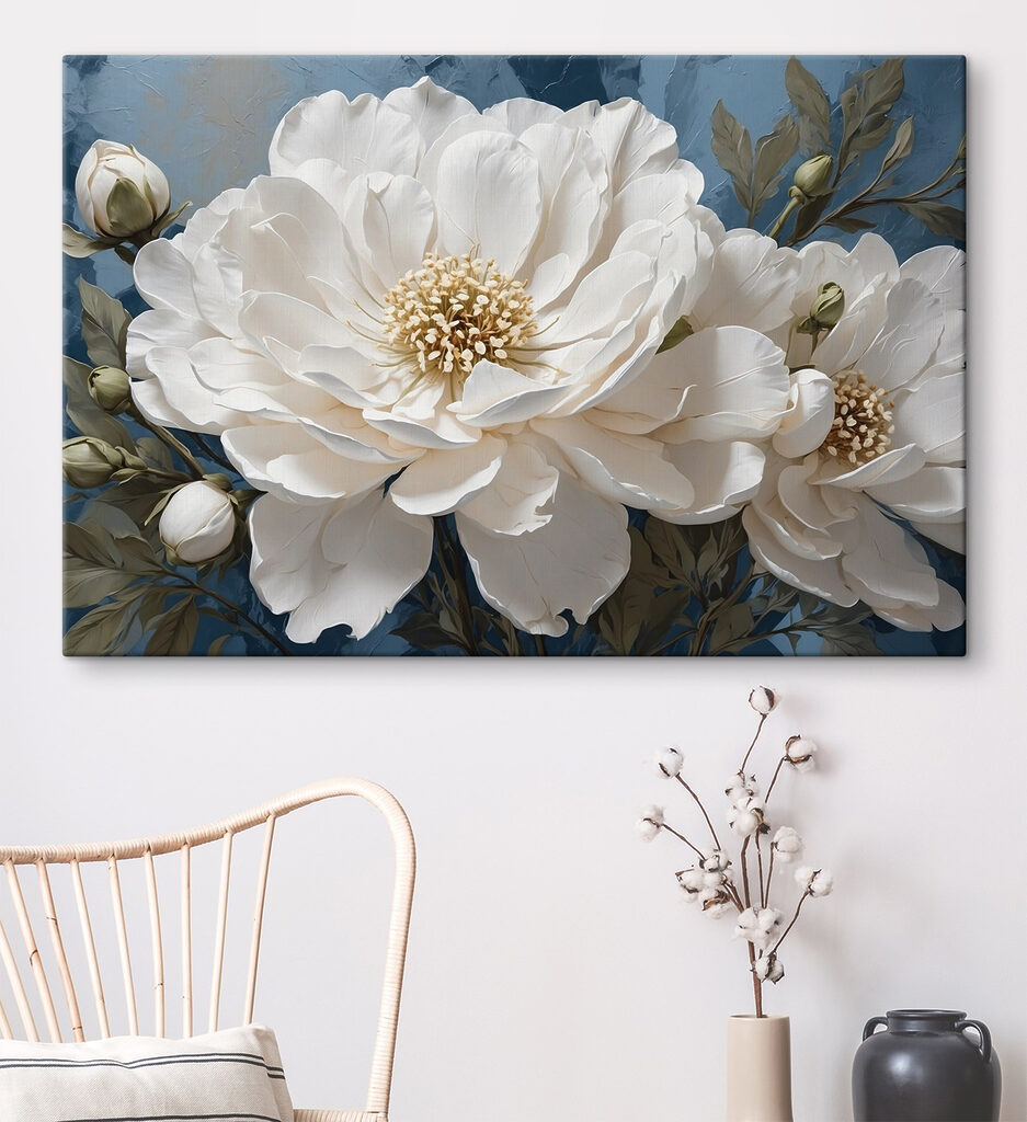 Delicate blooms against a soft backdrop Delicate blooms against a soft backdrop