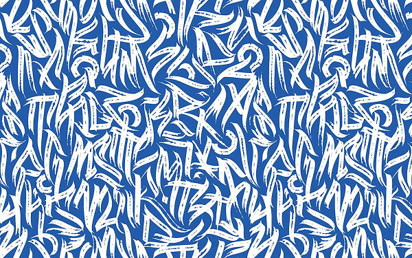 Estampado azul y blanco Estampado azul y blanco