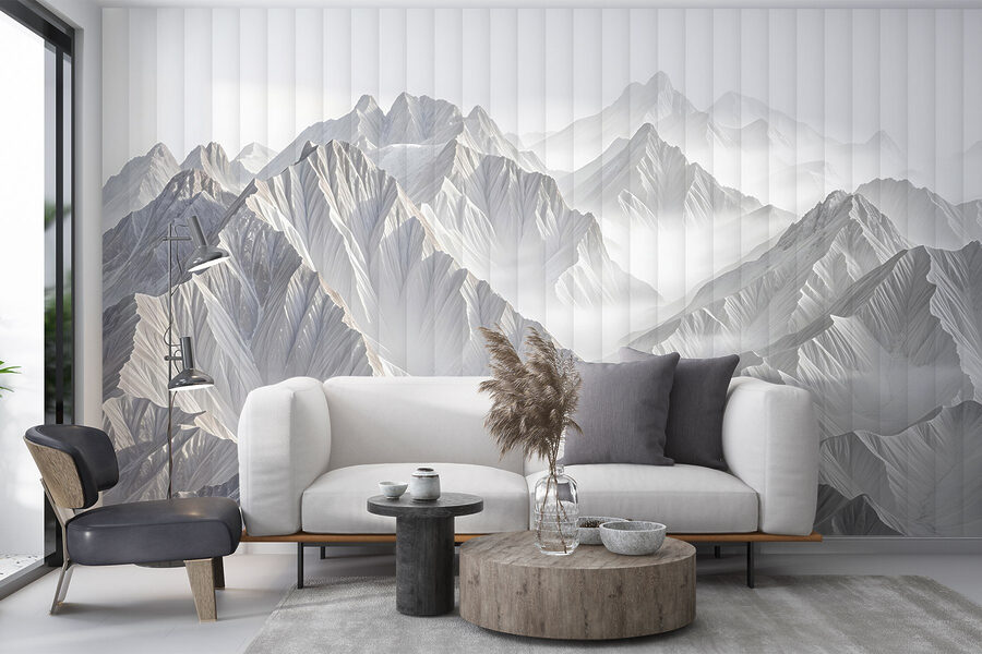 Cordillera con nubes