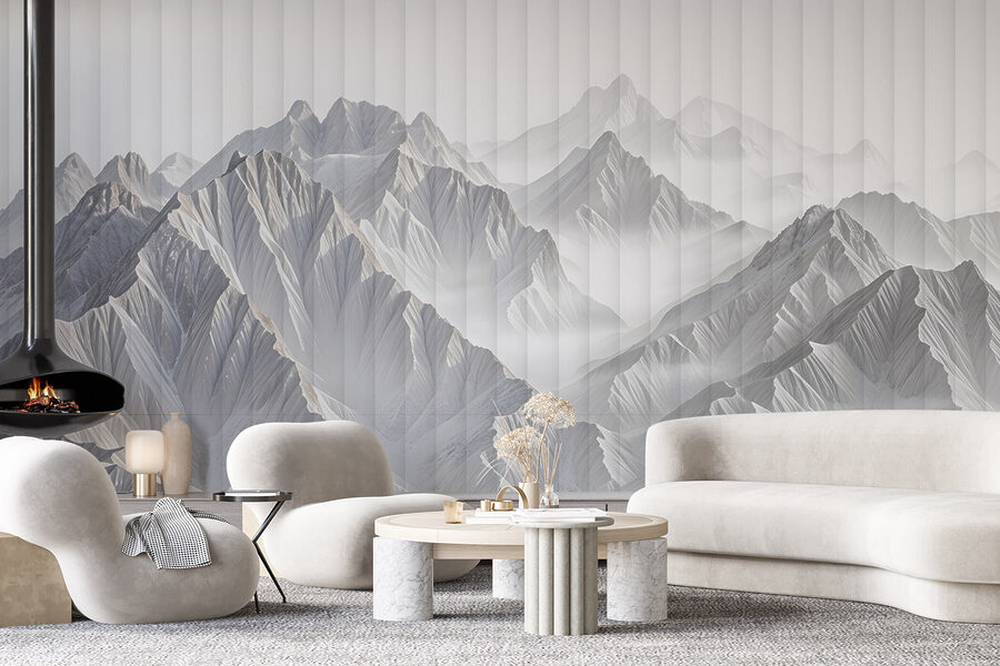Cordillera con nubes
