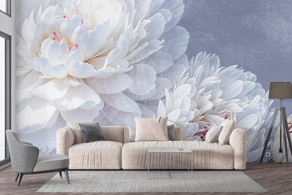 Delicate blooms in soft colors