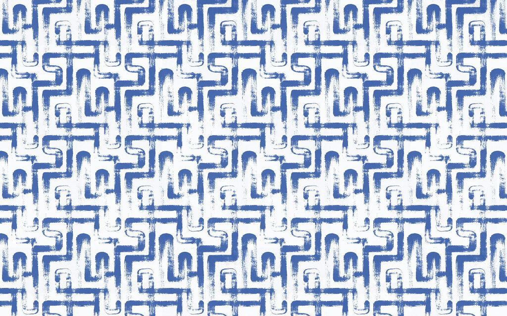 Estampado azul y blanco Estampado azul y blanco